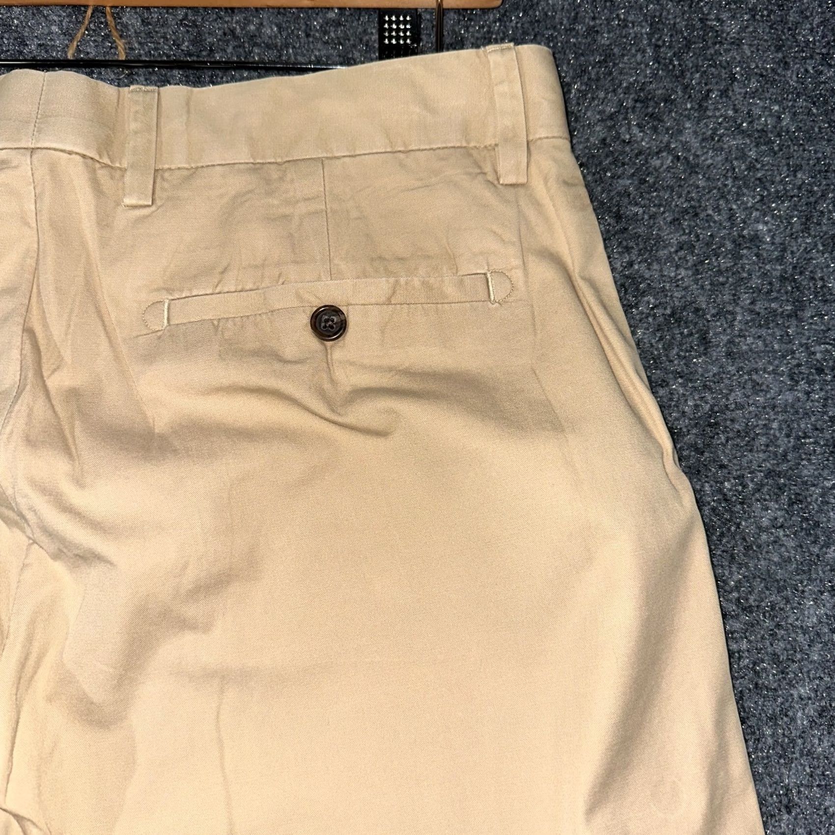 Banana Republic Banana Republic Dress Chino Pants Mens 34 Tan Cotton Straight Leg Pockets Size US 34 / EU 50 - 8 Thumbnail