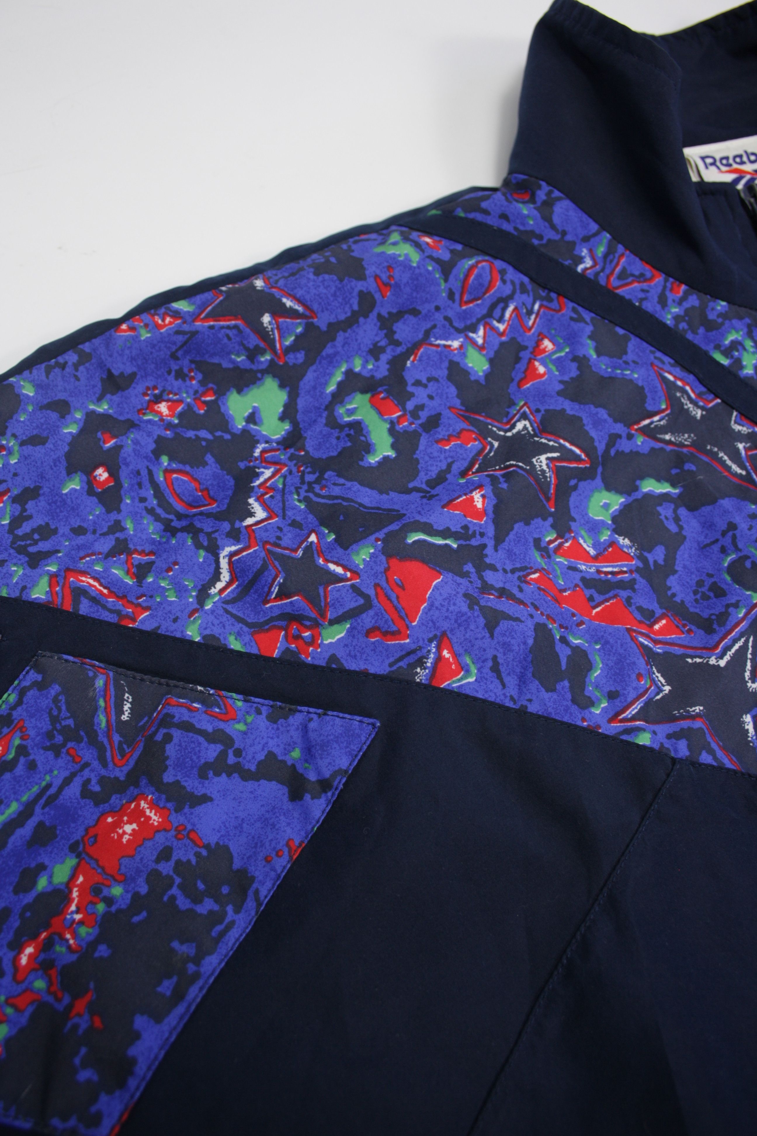 Reebok × Vintage Reebok 90s Vintage Oversized Tracksuit Windbreaker Jacket Size US L / EU 52-54 / 3 - 3 Thumbnail
