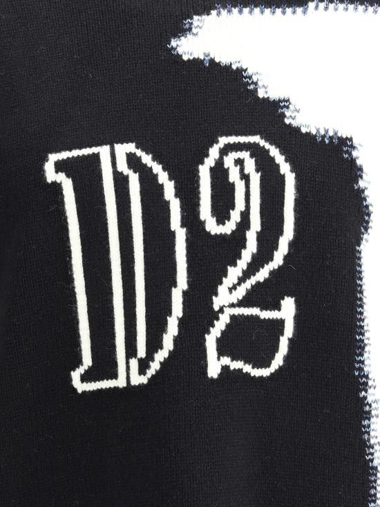 Dsquared2 DSQUARED2 Men Sweater S74HA1556D13134 961 BLACK Size US S / EU 44-46 / 1 - 1 Preview