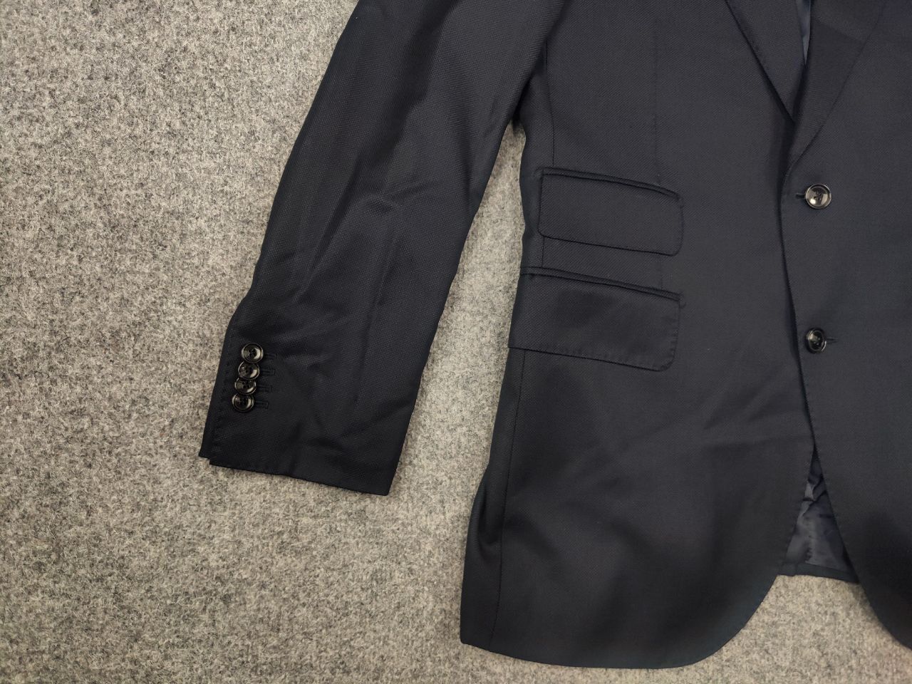 Suitsupply Suitsupply la spalla Super 110s fit Wool Navy Blazer Jacket Size US L / EU 52-54 / 3 - 7 Thumbnail