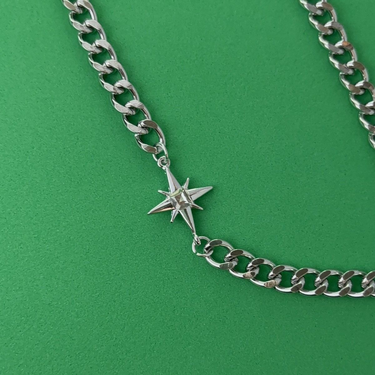 Other Link Chain Star Necklace for Men Women Unisex Necklace Size ONE SIZE - 3 Thumbnail