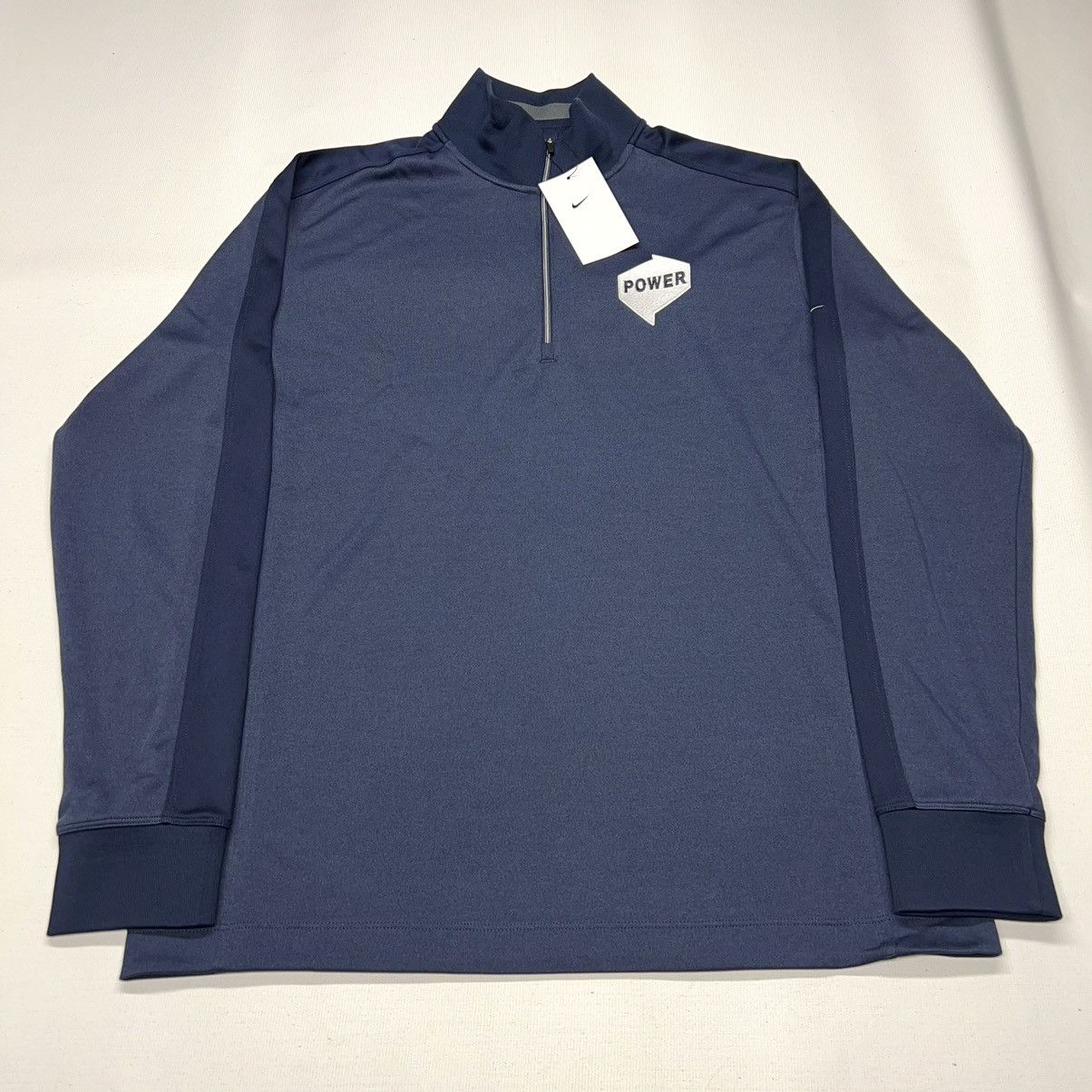 Nike NEW Nike Golf 1/4-Zip Blue Pullover Long Sleeve Cover Up Size US M / EU 48-50 / 2 - 1 Thumbnail