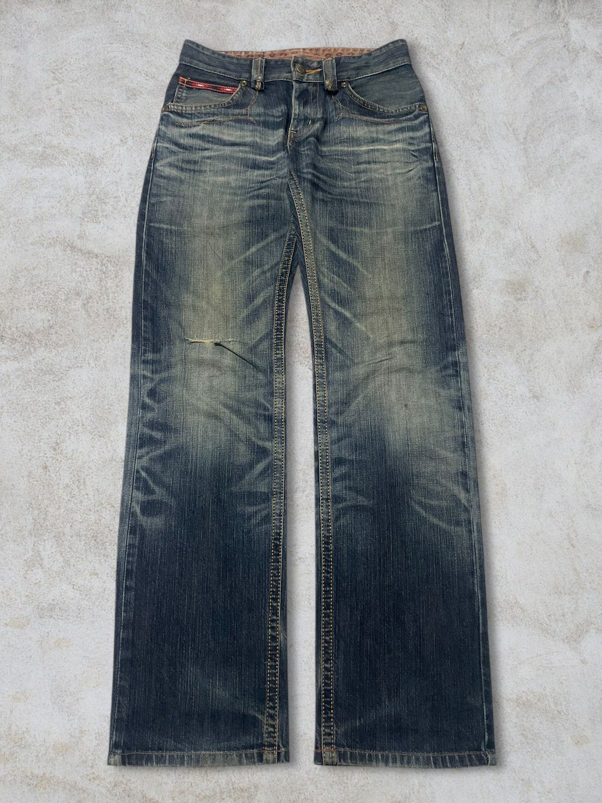 Edwin Vintage Edwin EV Navajo Motifs Blue Wash Cowboy Style Jeans Size US 29 - 1 Thumbnail