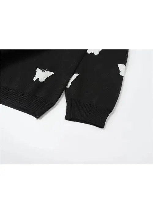 Japanese Brand 💥Harajuku Butterfly Long Sleeve Cardigan y2k Size US M / EU 48-50 / 2 - 5 Thumbnail