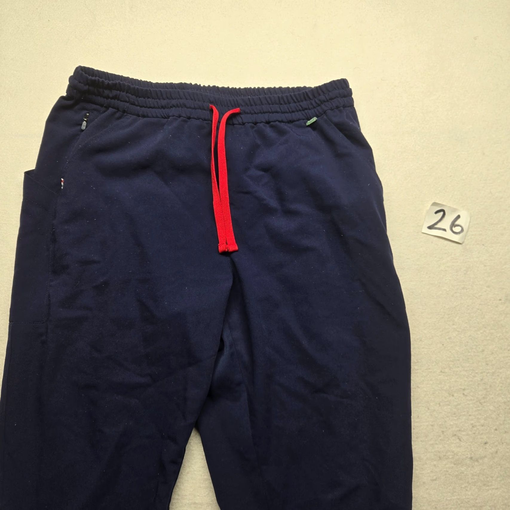 Vintage MEDICLO TENCEL™ Solid Tapered Scrub Pants Medium Navy Women Size US 31 - 2 Thumbnail