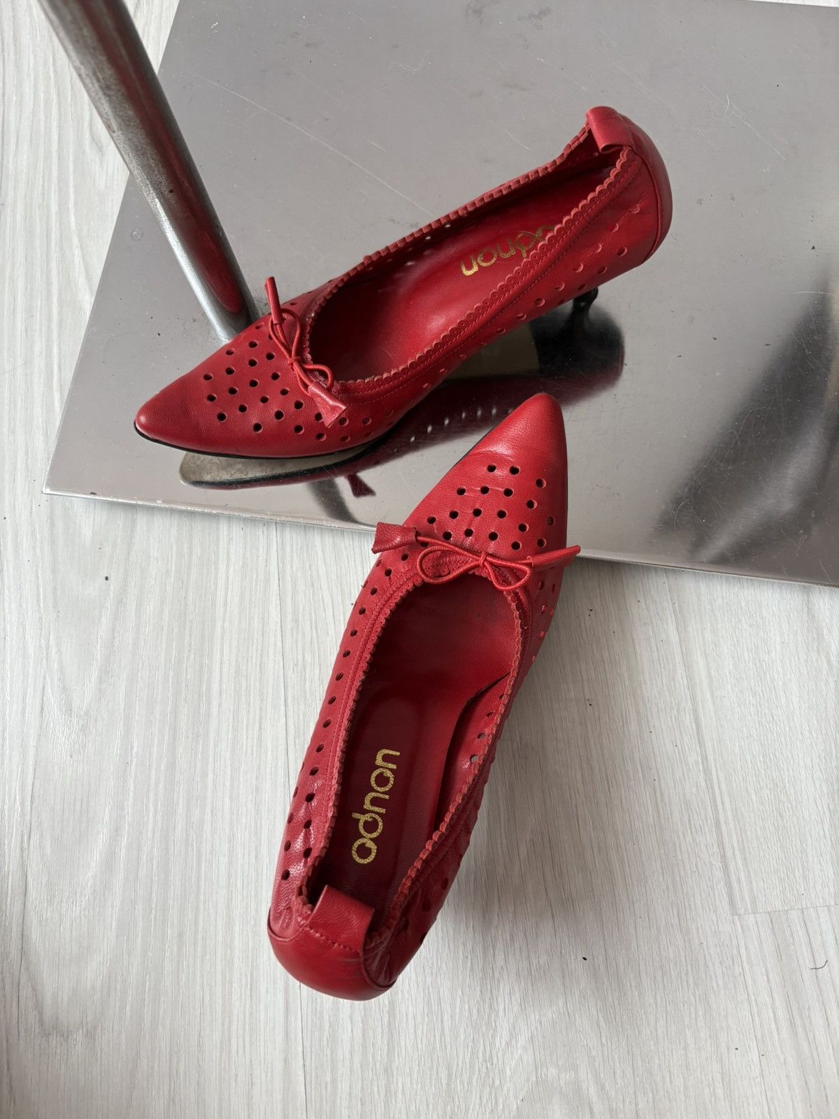 Vintage y2k leather kitten heels Size US 8.5 / IT 38.5 - 7 Thumbnail