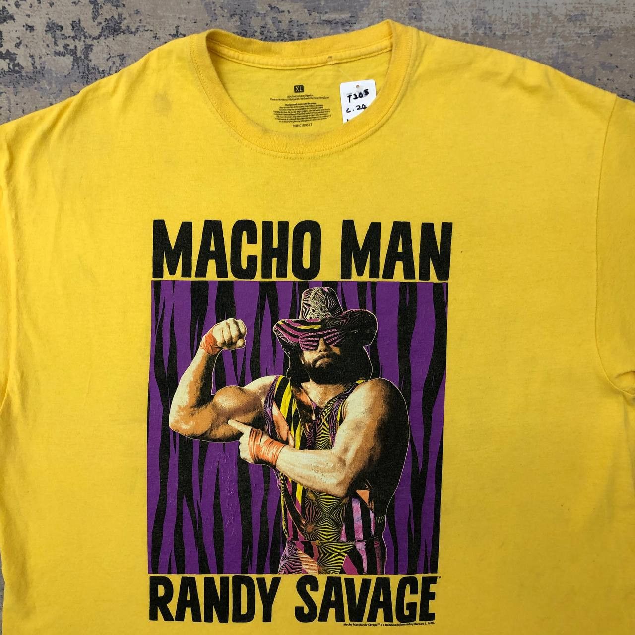 WWE T205 VTG MACHO MAN RANDY SAVAGE TEE Size US XL / EU 56 / 4 - 3 Thumbnail