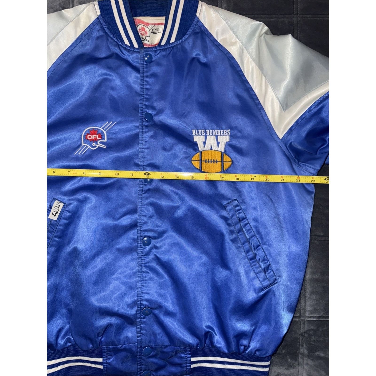 Other Vintage 80s CFL Winnipeg Blue Bombers Bomber Jacket Sz L 44 Size US L / EU 52-54 / 3 - 11 Thumbnail