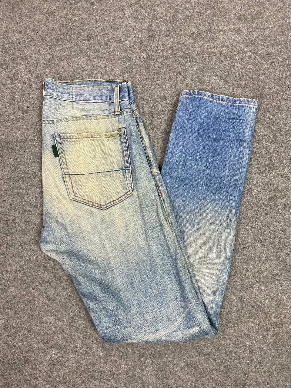 Japanese Brand united arrow green label relaxing distressed denim Size US 32 / EU 48 - 2 Thumbnail