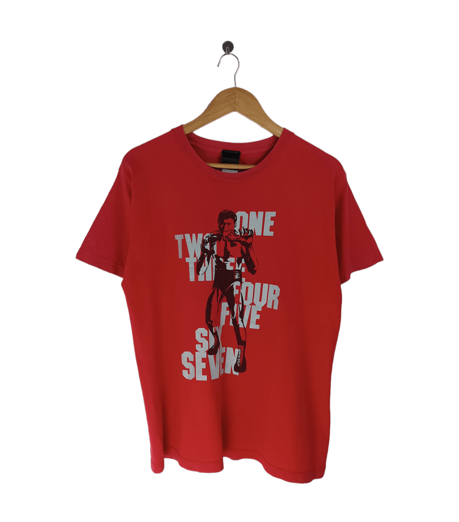 Japanese Brand VINTAGE FADED BOXING MIKE TYSON MUHAMMAD ALI 7 DAYS TEE Size US M / EU 48-50 / 2 - 1 Thumbnail