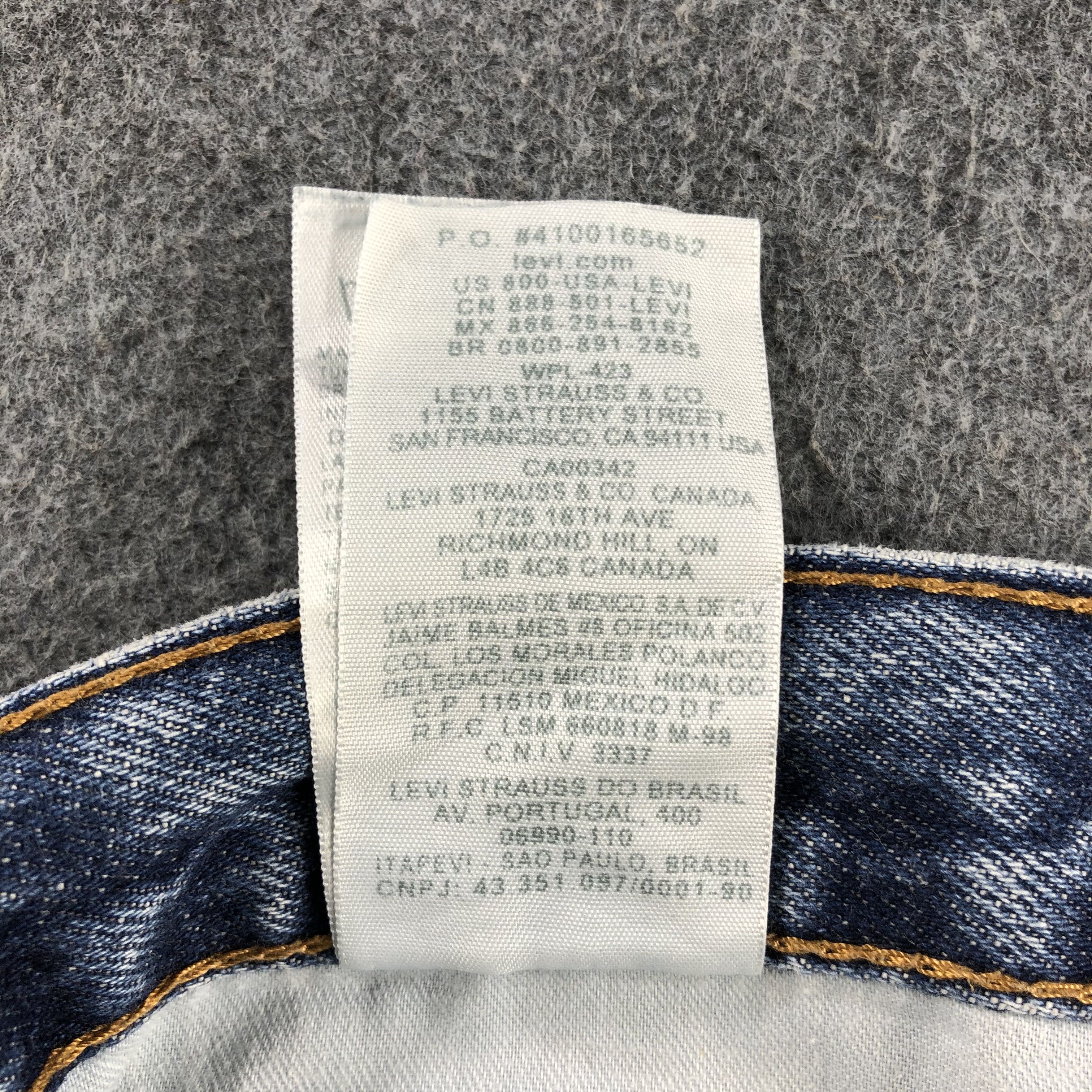 Levi's Vintage Blue Wash Levis 505 Jeans-J1542 Size US 38 / EU 54 - 14 Thumbnail