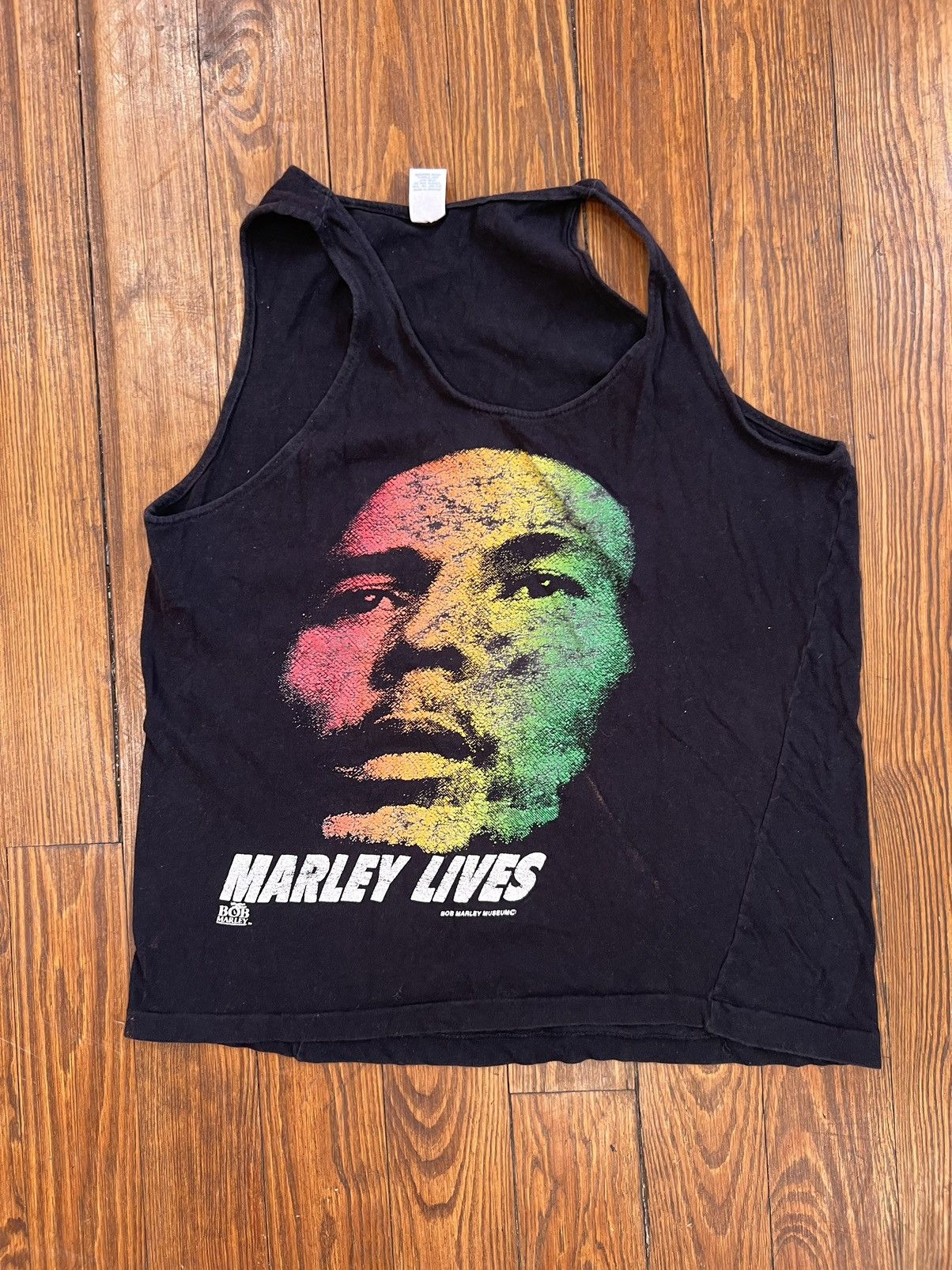 Bob Marley × Vintage × Zion Rootswear Vintage Bob Marley Redemption Tank Top Size US L / EU 52-54 / 3 - 1 Thumbnail