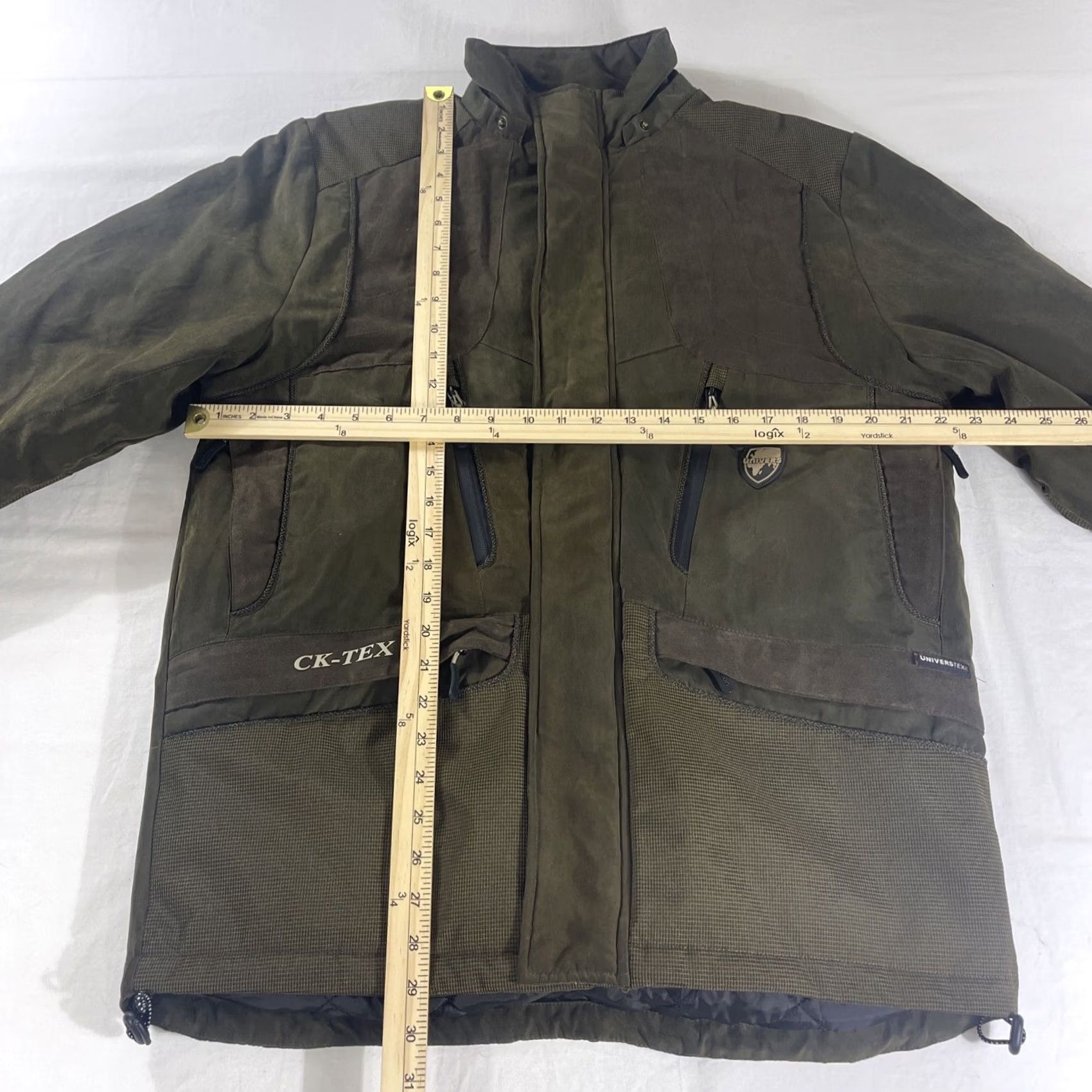 John Richmond VINTAGE Richmond UniversAL JACKET Hunting Jacket 2XL GREEN/DARK GREEN MEN Size US XXL / EU 58 / 5 - 3 Thumbnail