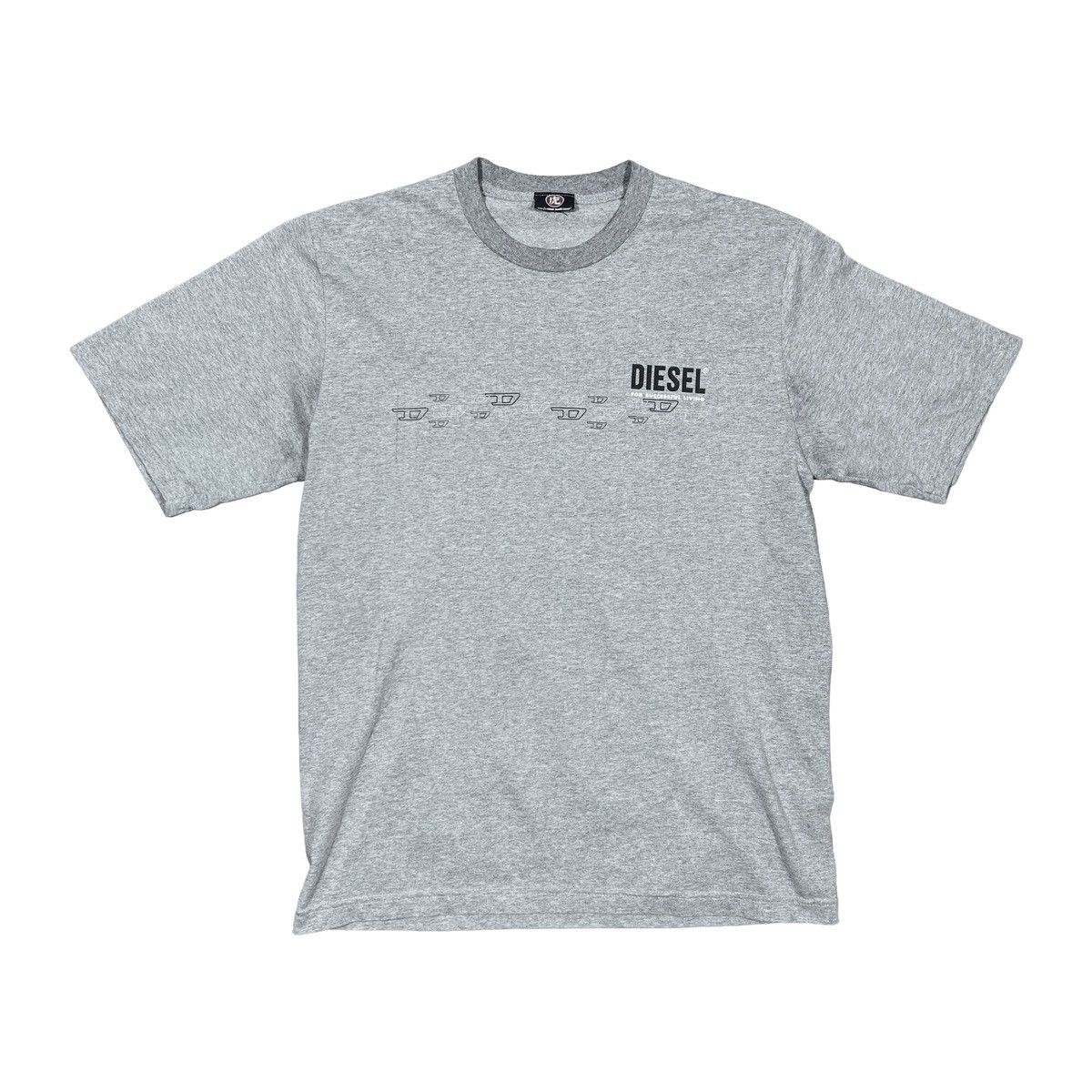 Diesel Diesel Grey T-Shirt Size US XL / EU 56 / 4 - 1 Thumbnail