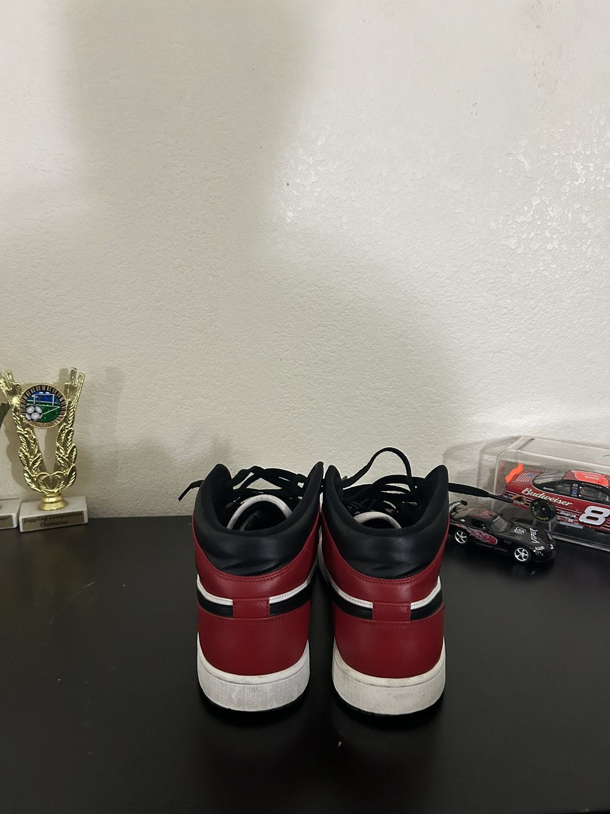 Jordan Brand × Nike Nike Air Jordan Chicago Mid Black Toe Size US 12 / EU 45 - 4 Thumbnail