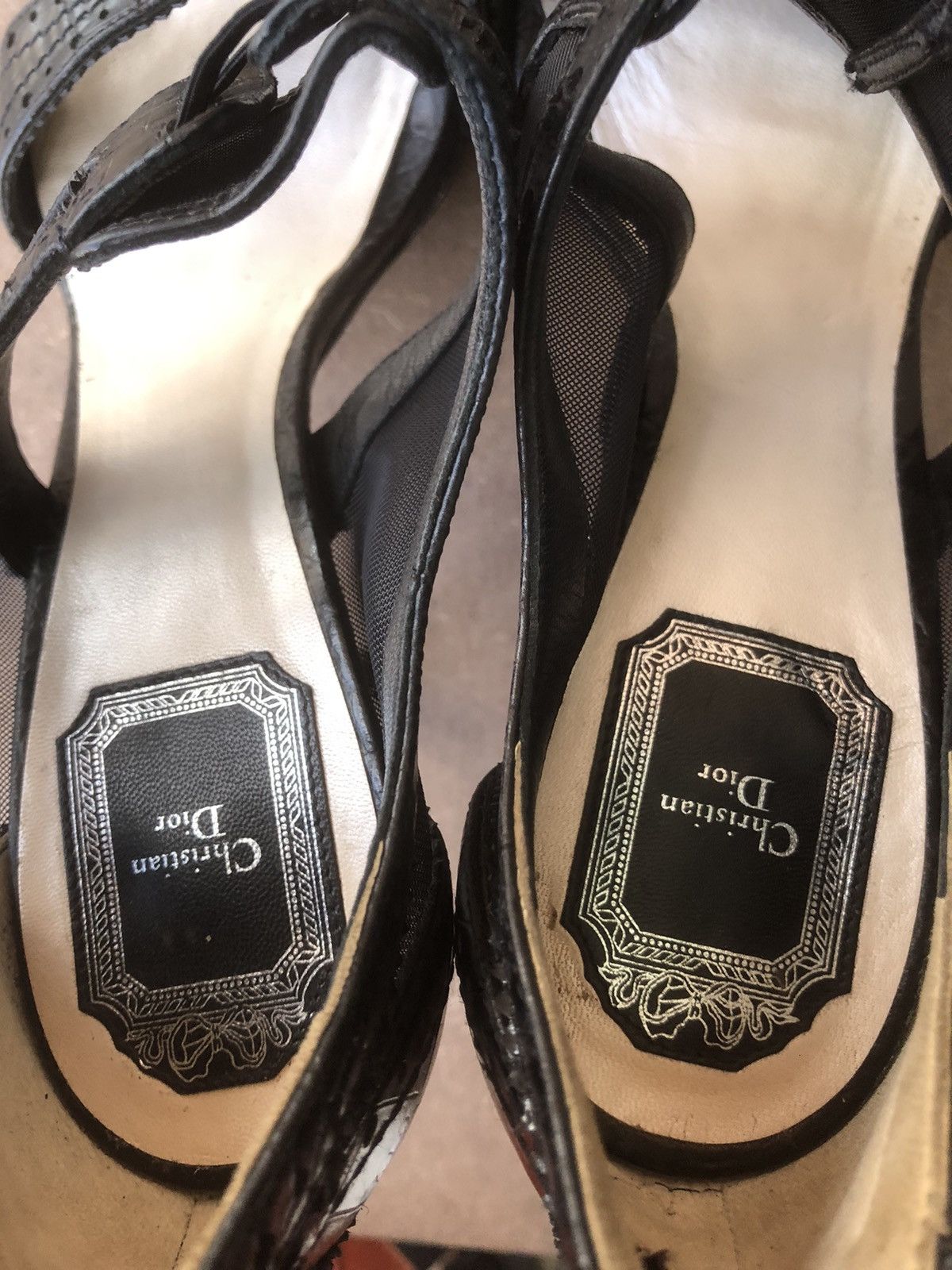 Christian Dior Monsieur Christian Dior Black Calfskin Leather Women’s Heels Size 40 Size US 10 / IT 40 - 11 Thumbnail