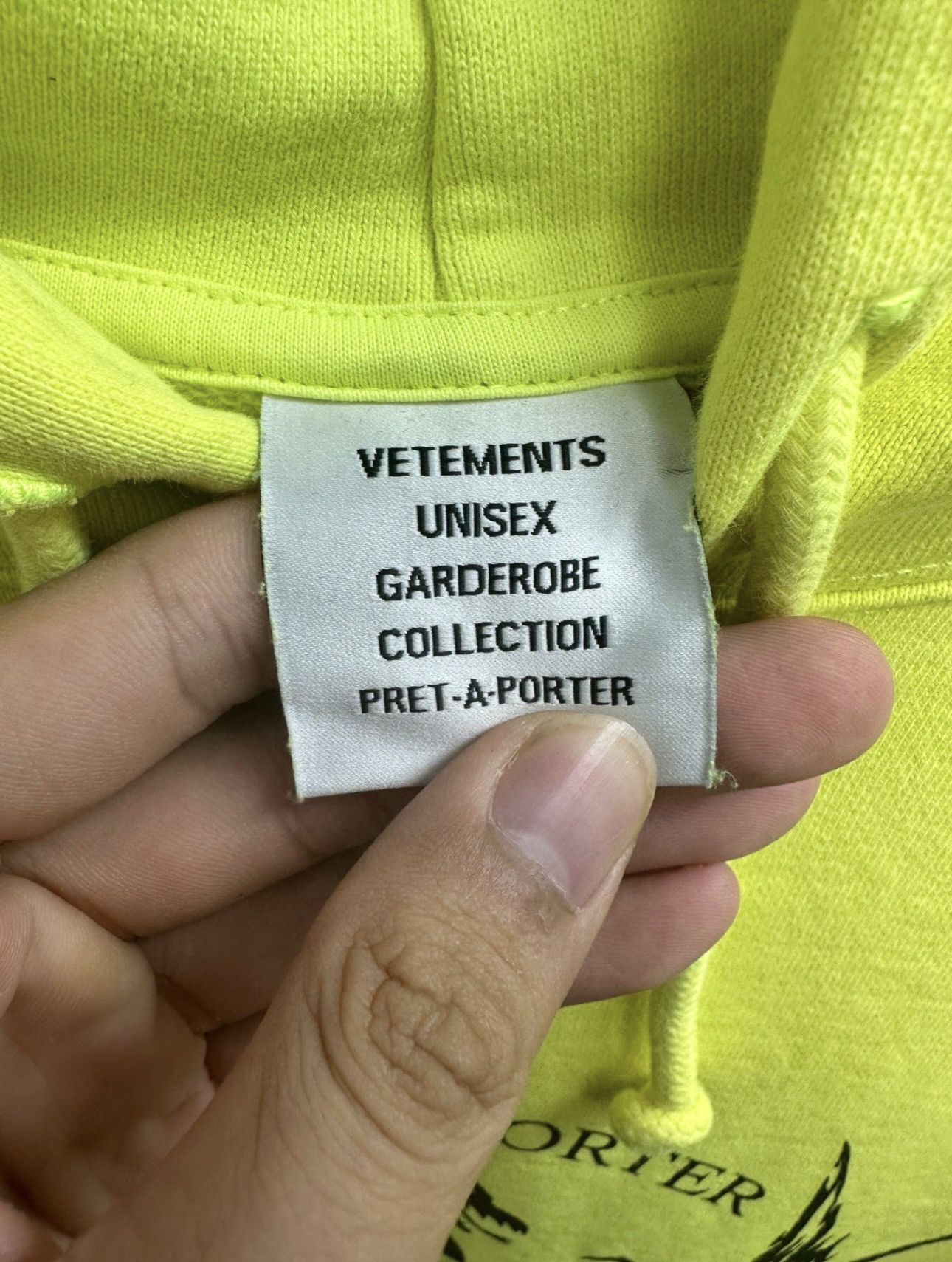 Vetements Vetements AW21 Hardcore Couture Hoodie Yellow Size US M / EU 48-50 / 2 - 6 Thumbnail