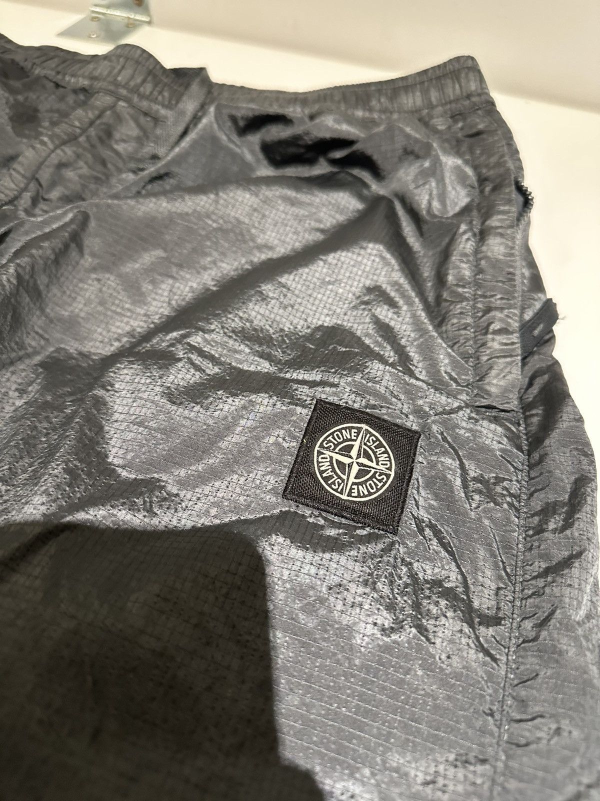 Stone Island Stone Island Metal Nylon Track Pants - Dark Green Size US 34 / EU 50 - 2 Thumbnail