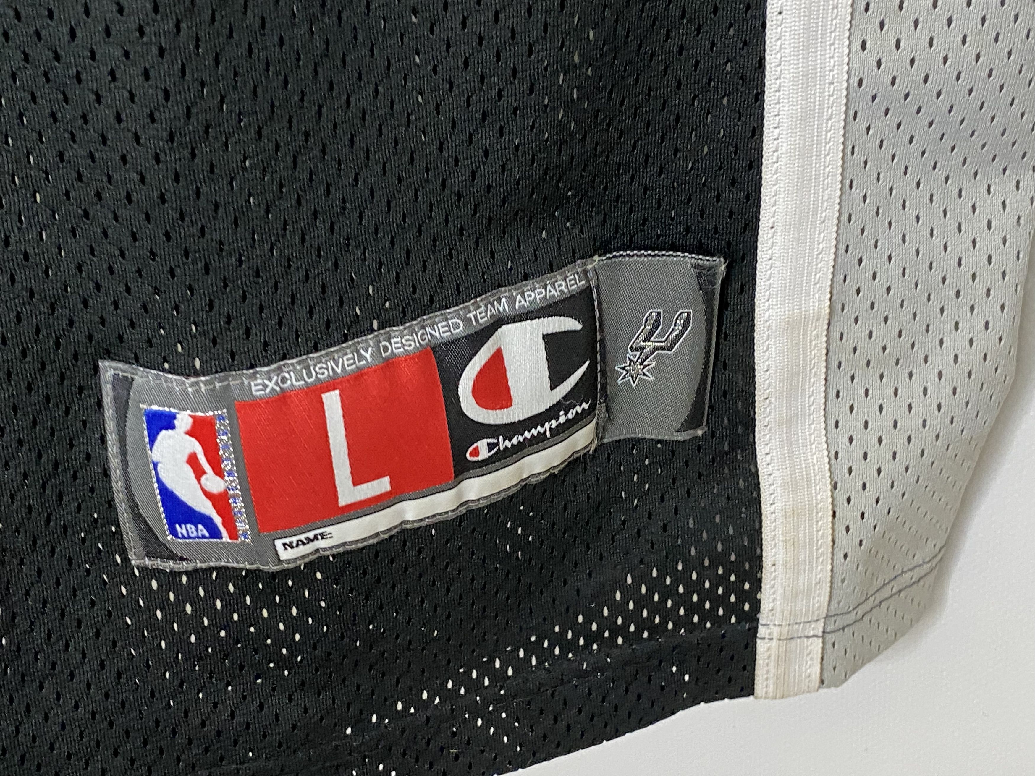 Champion × NBA × Vintage PARKER #9 SAN ANTONIO SPURS NBA BASKETBALL SHIRT JERSEY Size US L / EU 52-54 / 3 - 6 Thumbnail