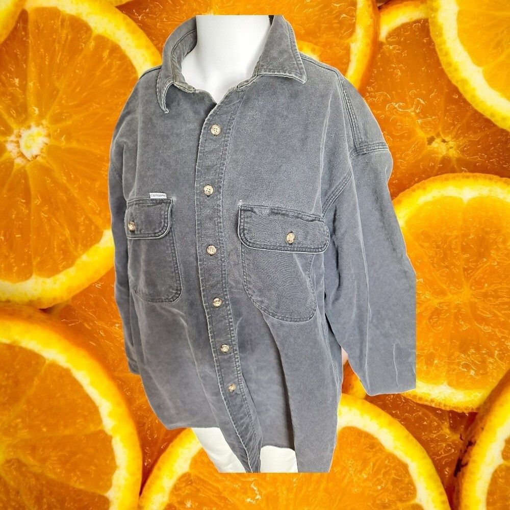 Carhartt Carhartt Work Shirt Button Up Long Sleeve Rugged Outdoor Wea Size US XL / EU 56 / 4 - 1 Thumbnail