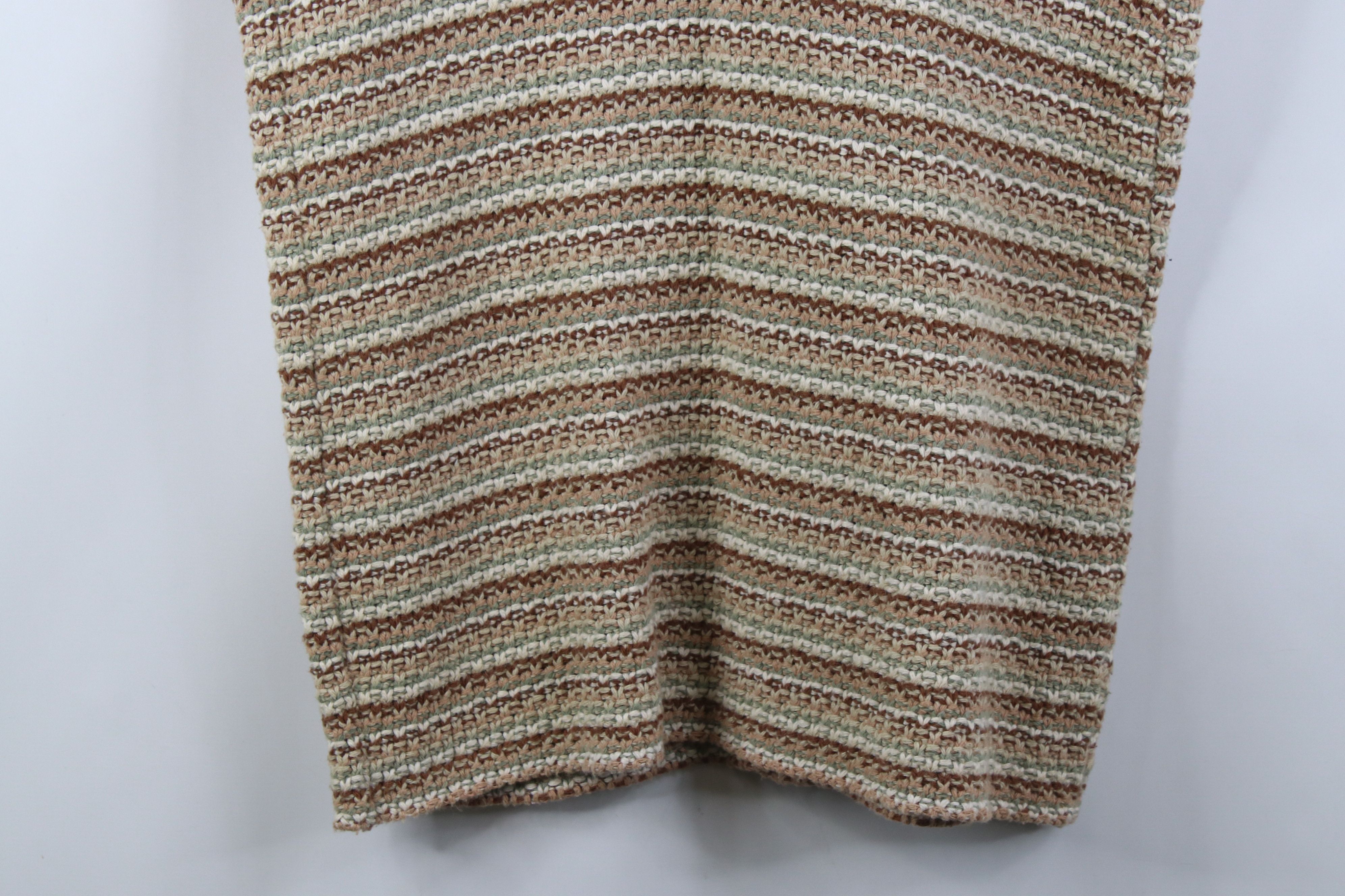 Vintage Vintage 90s Streetwear Tone Striped Knit Sweater Vest USA Size XL / US 12-14 / IT 48-50 - 10 Thumbnail