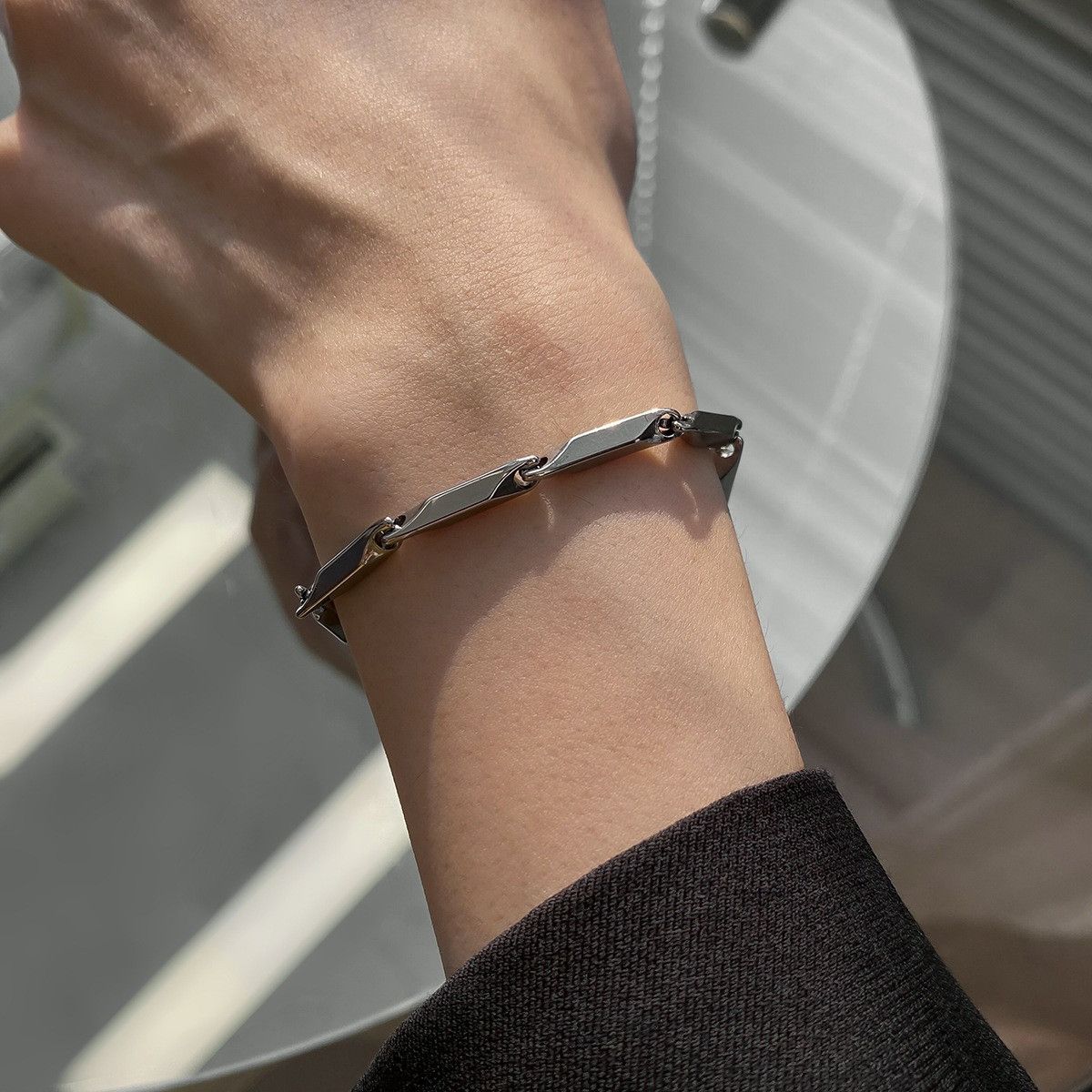 Vintage Titanium Steel Style Bracelet Size ONE SIZE - 1 Thumbnail