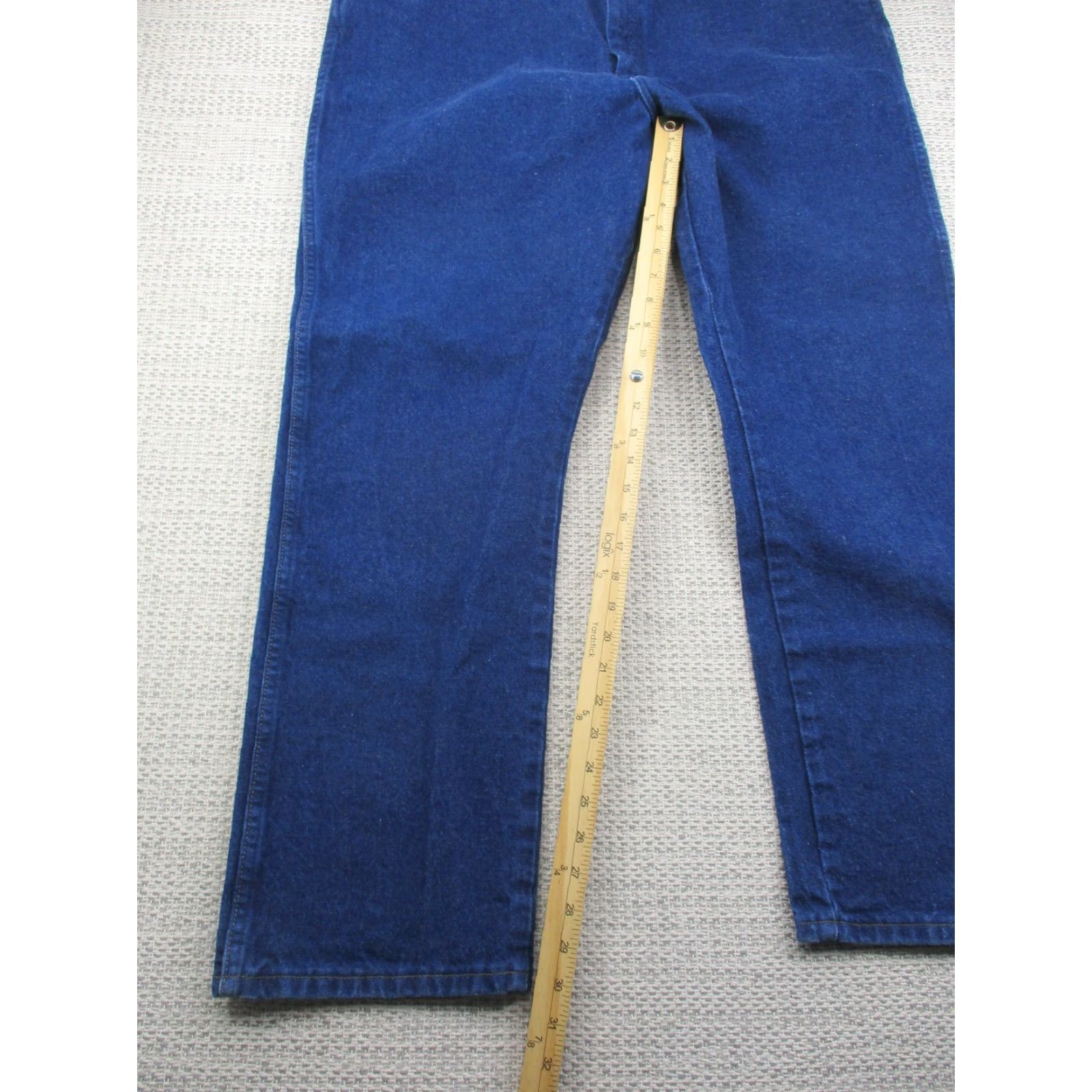 Wrangler Wrangler Jeans Mens 42x30 Blue Denim 13MWZPW Straight Leg Cowboy Cut Five-Pocket Classic Fit Jeans Mens Size US 42 / EU 58 - 5 Thumbnail