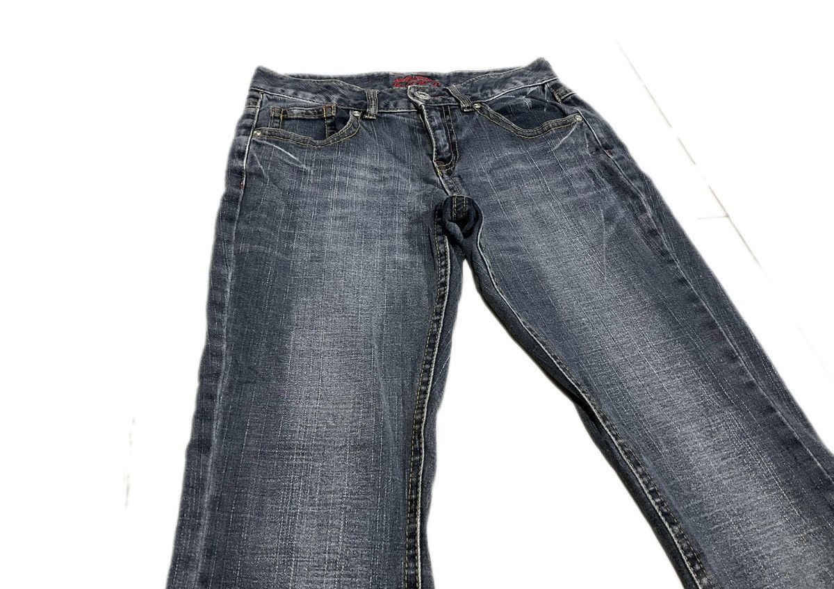 Hysteric Glamour × If Six Was Nine × Japanese Brand 🔥Sick Y2K Bcbg Cross Skull Rivet Studded Flared Denim Size US 30 / EU 46 - 5 Thumbnail
