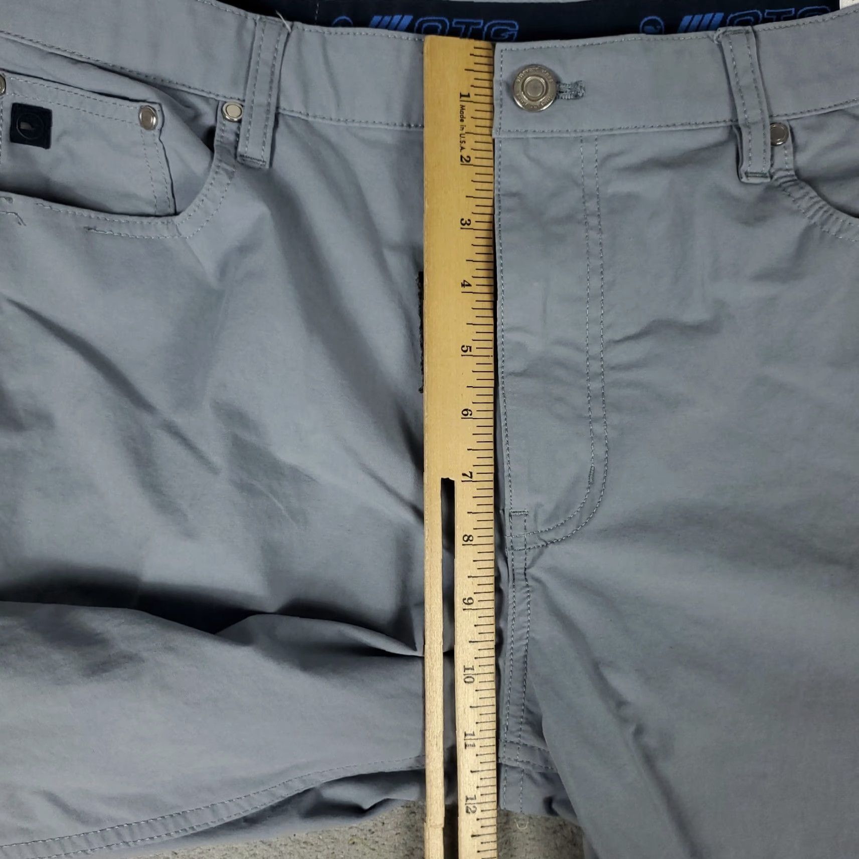 Vineyard Vines Vineyard Vines Jeans Mens 36x30 Gray Stretch 5 Pocket Straight Leg Pants Jeans Size US 36 / EU 52 - 5 Thumbnail