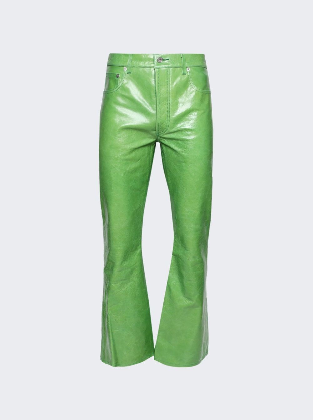 Gallery Dept. o1mle0226 Logan Flare Jeans in Apple Green Size US 33 - 1 Thumbnail