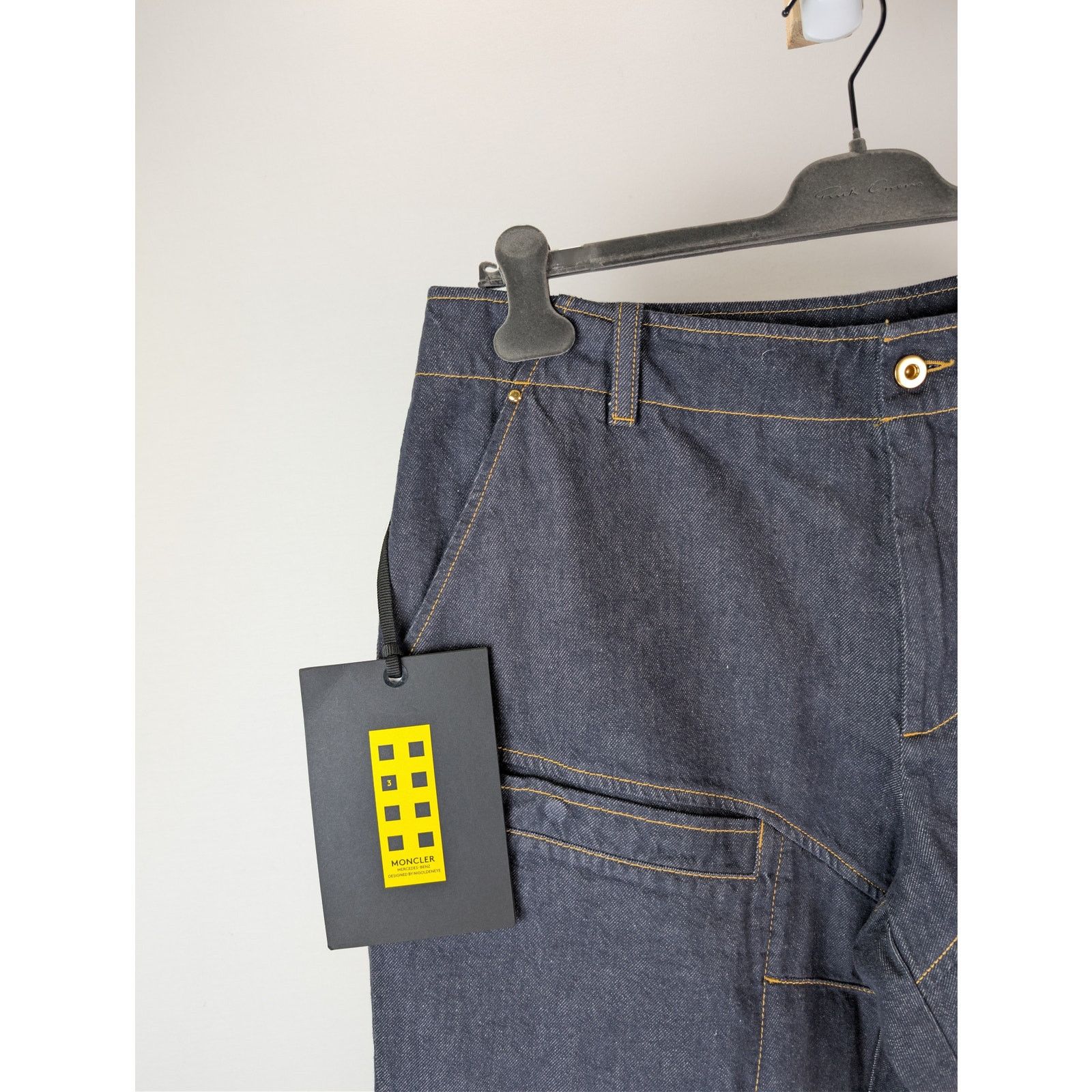 Moncler o1rshd1 Nigo Paneled Denim Pants in Blue Size US 36 / EU 52 - 6 Thumbnail