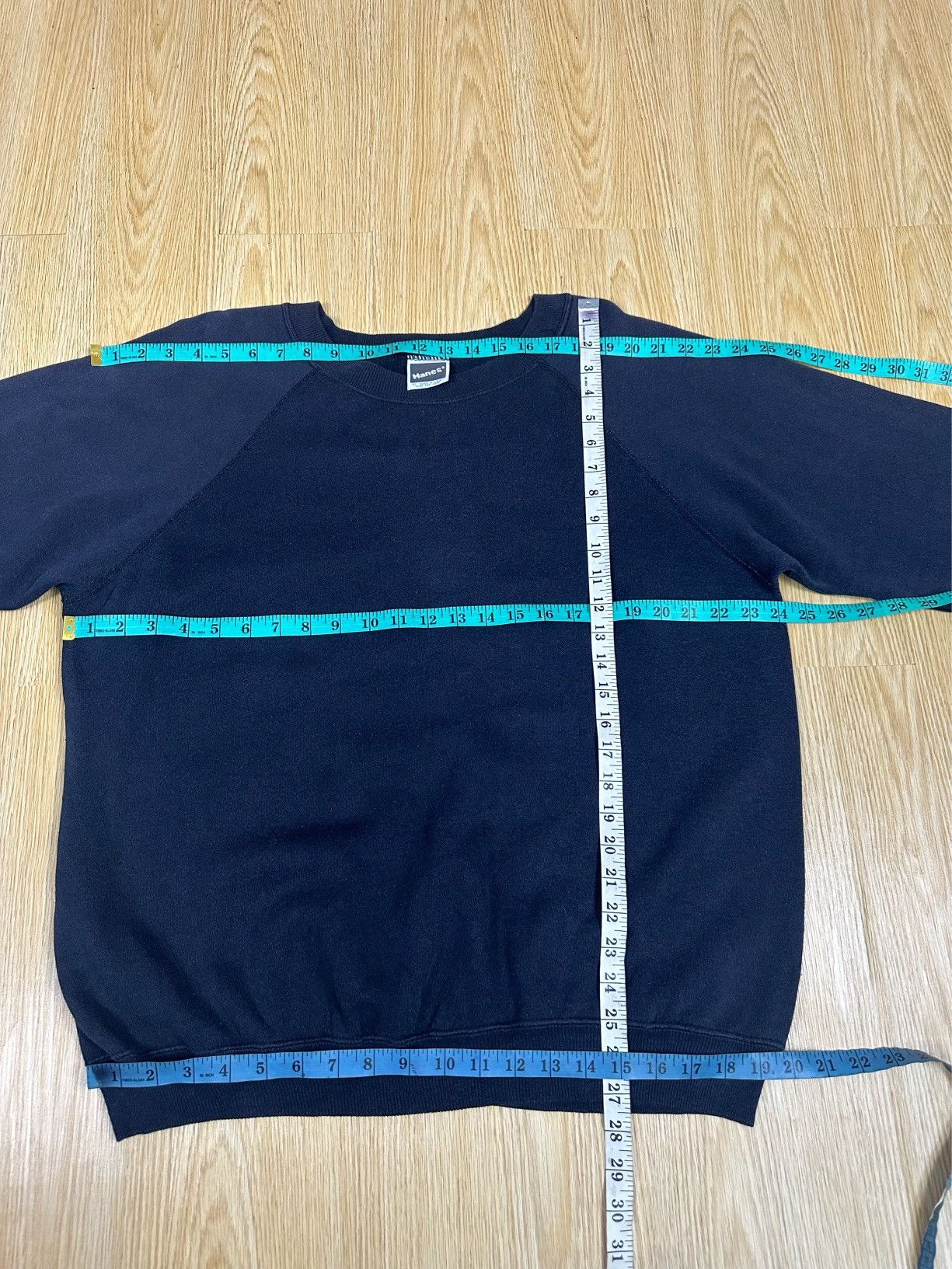 Vintage Vintage Hanes Usa Sunfaded Blank Crewneck A300 Size US XL / EU 56 / 4 - 3 Thumbnail