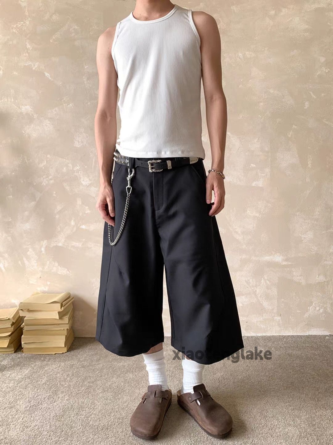 Designer Unisex outdoor sports punk grunge flared yuppie shorts Size US 30 / EU 46 - 6 Thumbnail