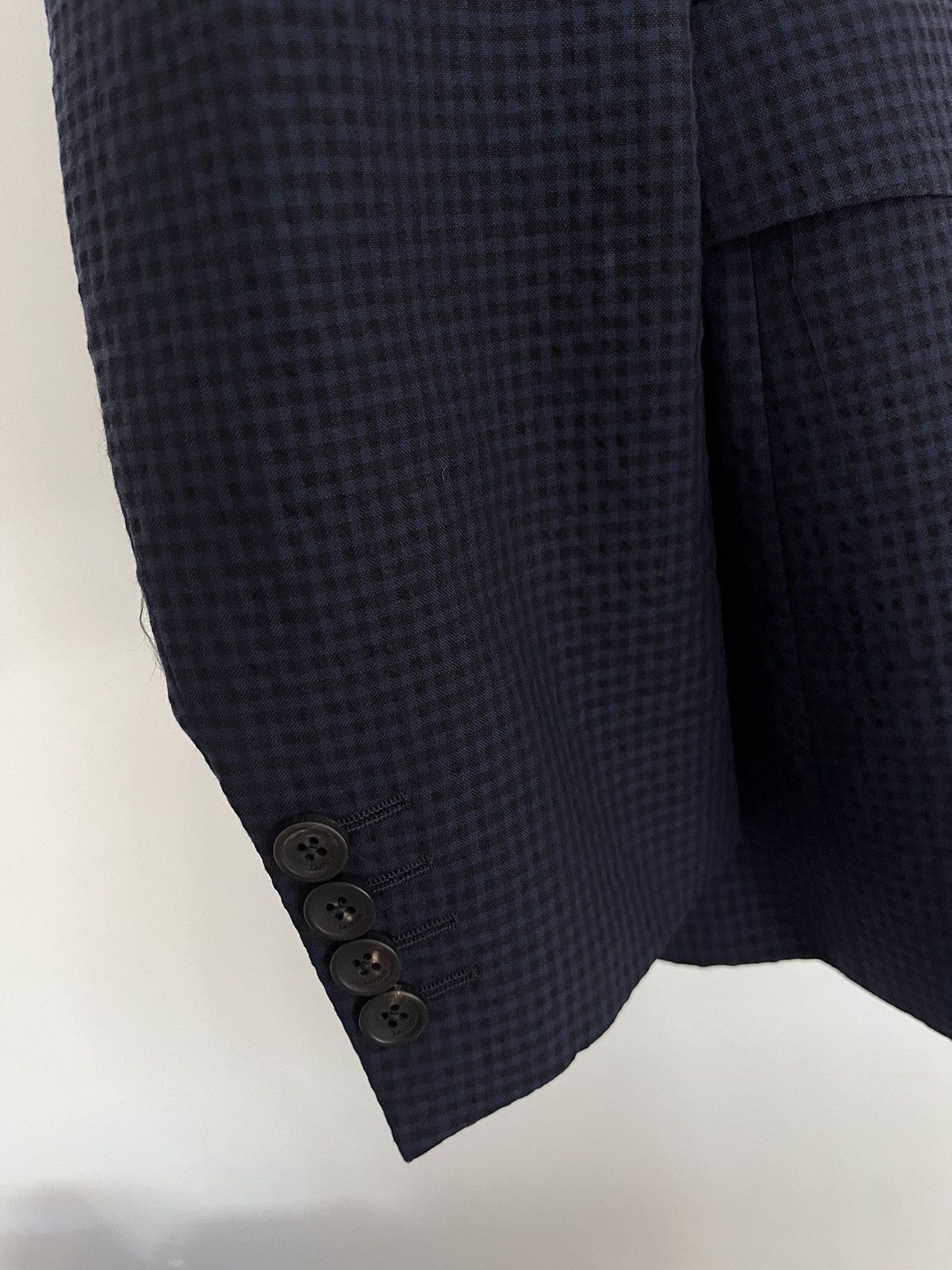 Lanvin Lanvin seersucker gingham jacket Size 42R - 6 Thumbnail
