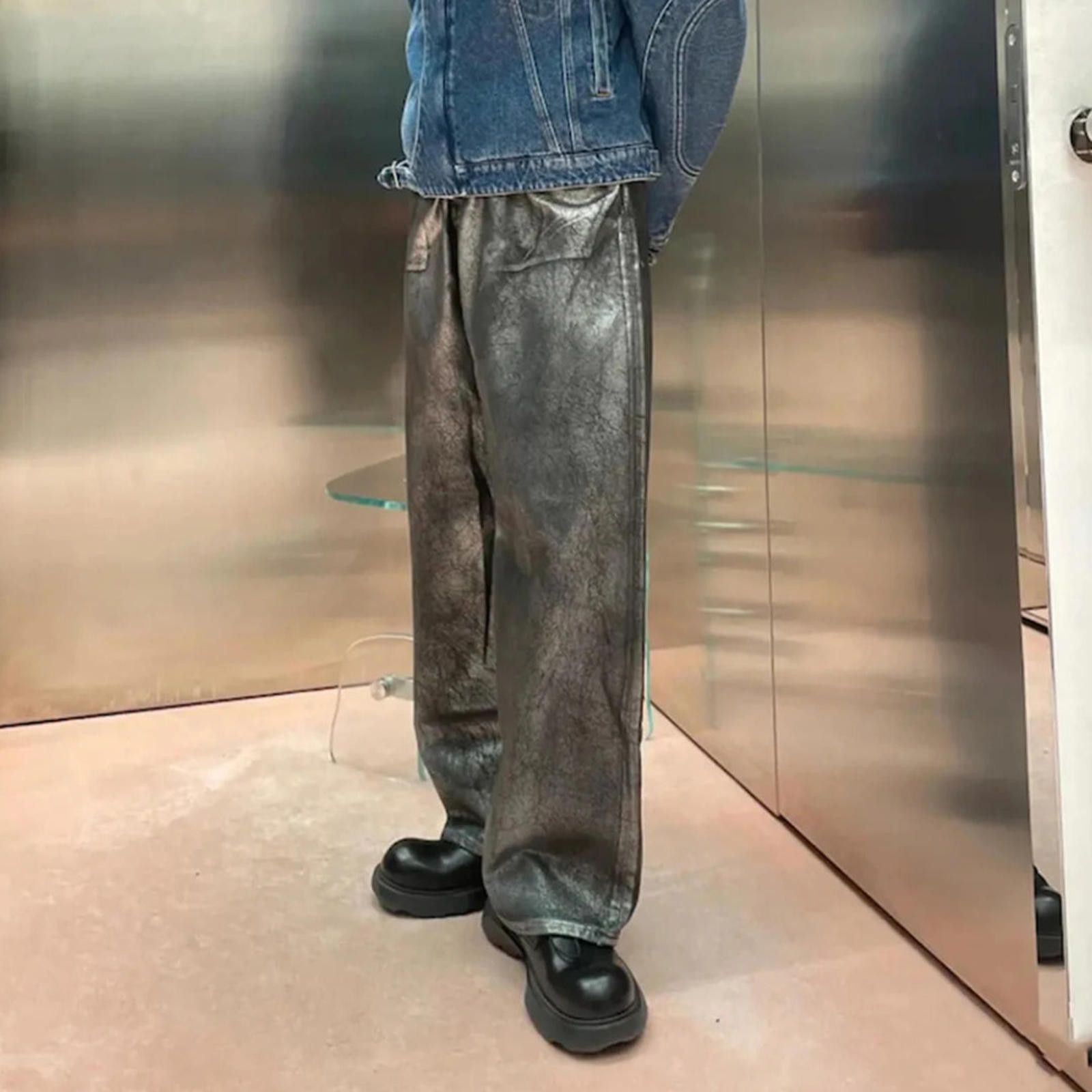 Japanese Brand Black Diamond Wax Denim Jeans Size US 32 / EU 48 - 6 Thumbnail