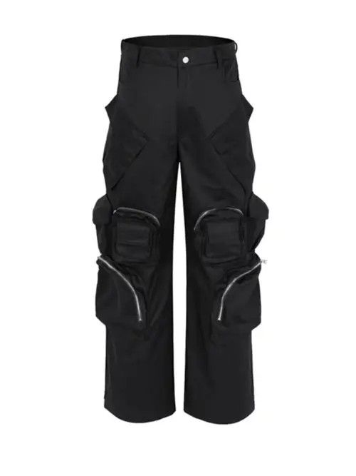Japanese Brand Hirase x Arai Multi pocket utility grunge baggy cargo pants Size US 34 / EU 50 - 4 Thumbnail