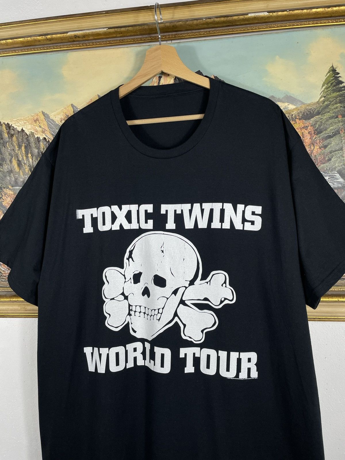 Band Tees × Vintage Vintage Retro Y2k 00s Toxic Twins Steven Tyler (Pink Floyd) Size US XXL / EU 58 / 5 - 4 Thumbnail