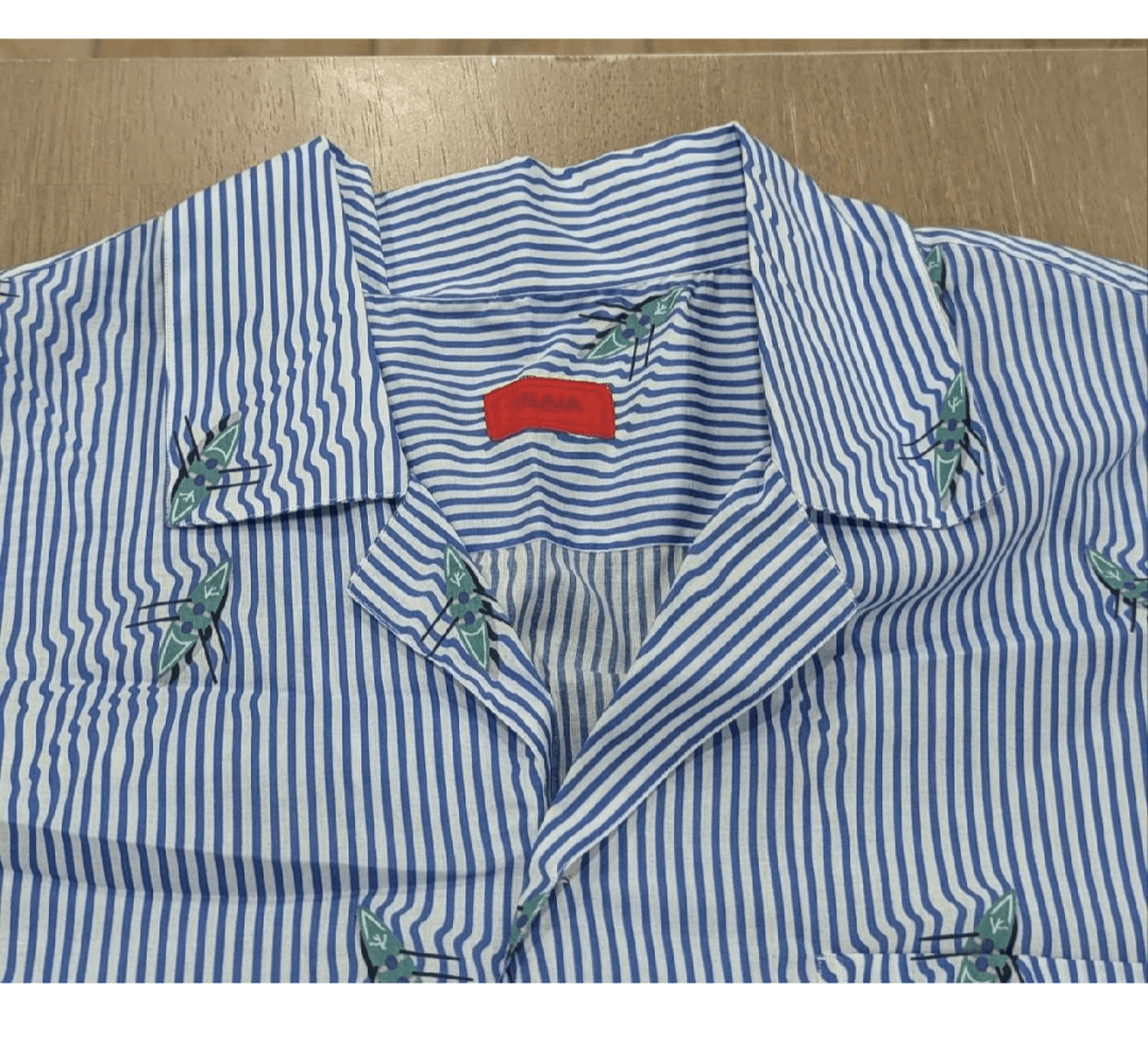 Isaia ISAIA Kayak Striped SS Button Up Shirt Light Blue 46 US 18 Size US XXL / EU 58 / 5 - 2 Thumbnail