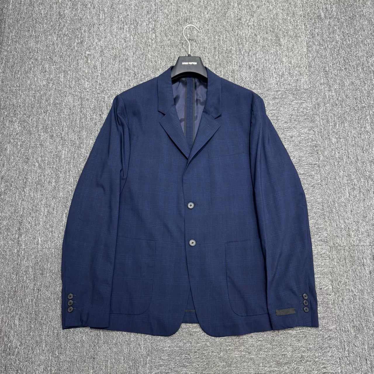 Prada prada blue striped suit jacket size 52 Size US L / EU 52-54 / 3 - 1 Thumbnail
