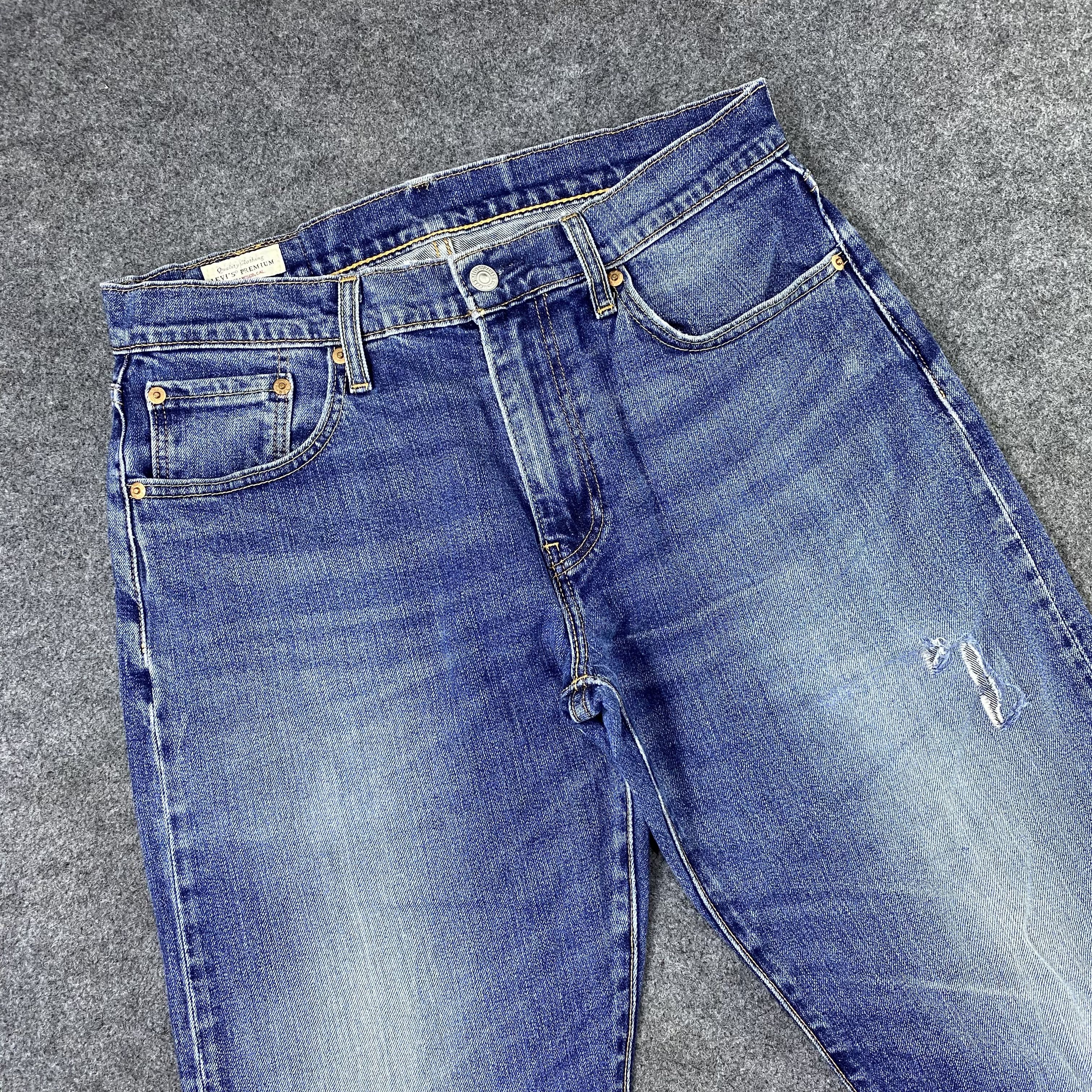 Jean × Levi's × Vintage Vintage Levi's Lot 502 Blue Wash Distressed Jeans-J1158 Size US 32 / EU 48 - 5 Thumbnail