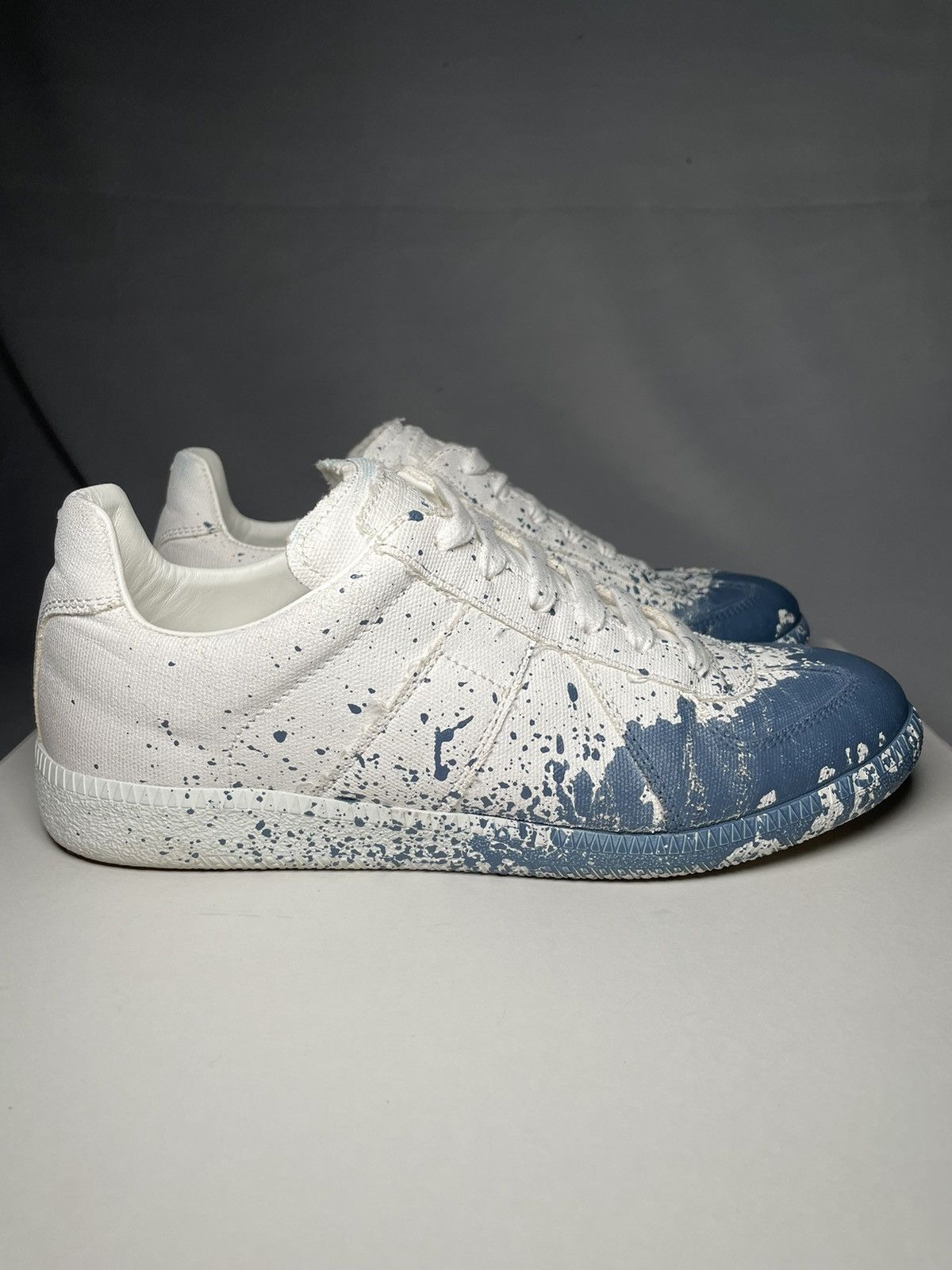 Maison Margiela Maison Margiela Gat Paint Splatter Sneakers Size US 8 / IT 38 - 3 Thumbnail