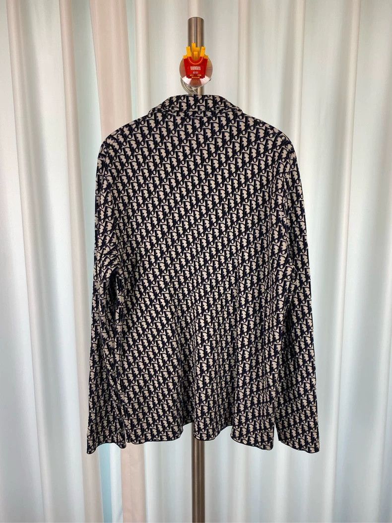 Dior Dior Brown full-print knitwear 2504-Nextarrow Size US L / EU 52-54 / 3 - 3 Thumbnail