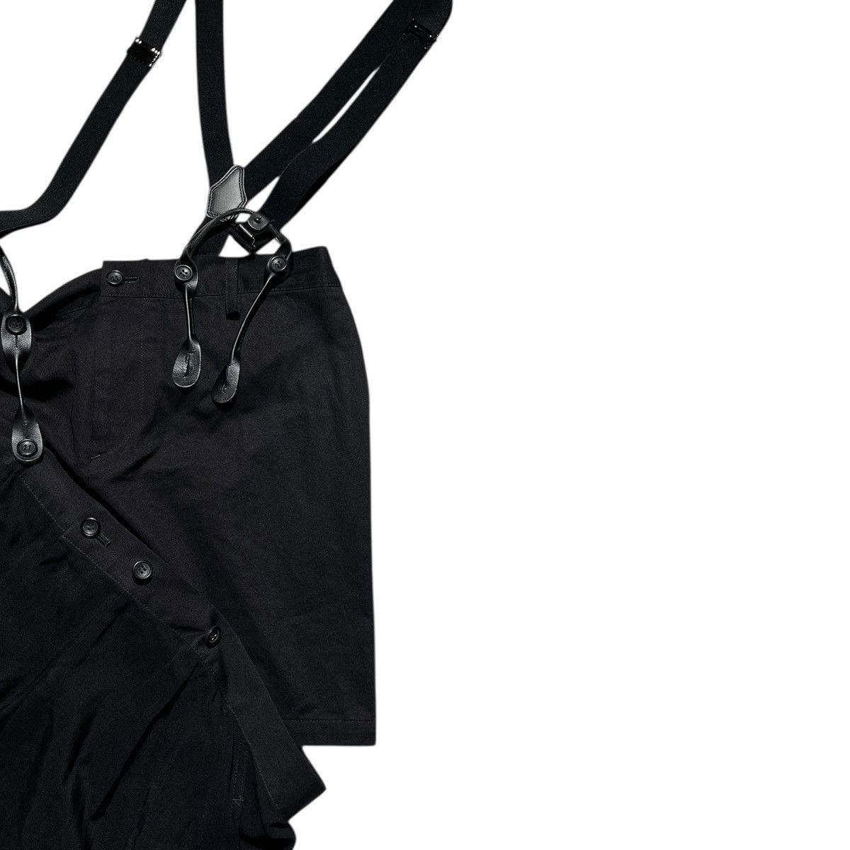 Yohji Yamamoto $1,500 layered suspender double waist maxi skirt Size 28" / US 6 / IT 42 - 3 Thumbnail