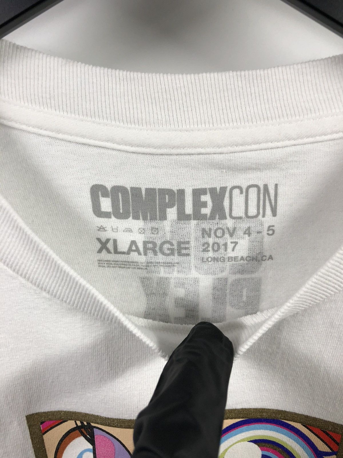 Takashi Murakami Complexcon x Murakami 2017 Hungry White T-Shirt XL Size US XL / EU 56 / 4 - 3 Thumbnail