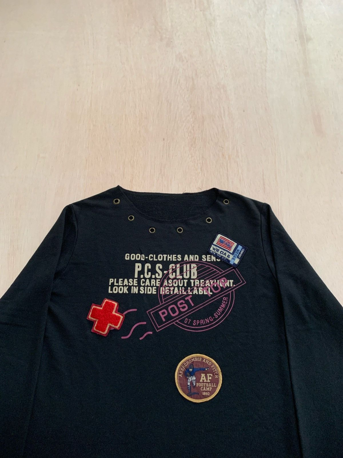 Beauty Beast × If Six Was Nine × Japanese Brand Y2k P.S.C Club Post top Ifsixwasnine Style Longsleeve Size M / US 6-8 / IT 42-44 - 2 Thumbnail