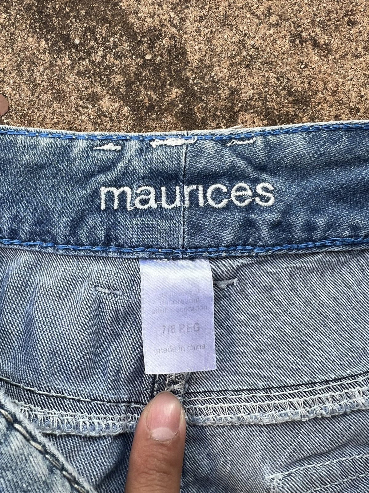 Japanese Brand Flared Maurices Y2K Jeans Size US 34 / EU 50 - 12 Thumbnail