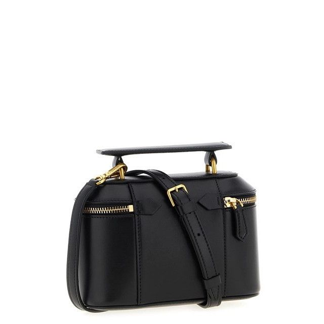 Balmain BALMAIN B-buzz Black Leather Top Handle Bag New Size ONE SIZE - 2 Thumbnail