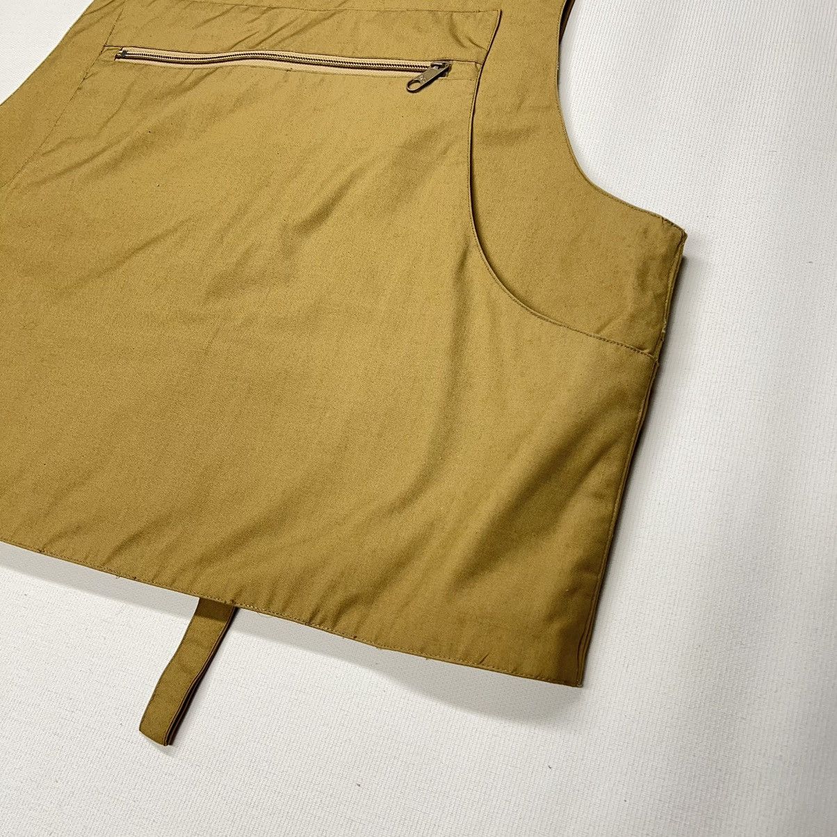 Vintage VTG American Fisherman Vest Khaki Fishing Pocket Hunting Zip Size US S / EU 44-46 / 1 - 12 Thumbnail
