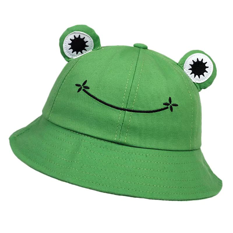 Other Cartoon Frog Bucket Panama Fishing Cap Cute Froggy Hat Size ONE SIZE - 2 Thumbnail