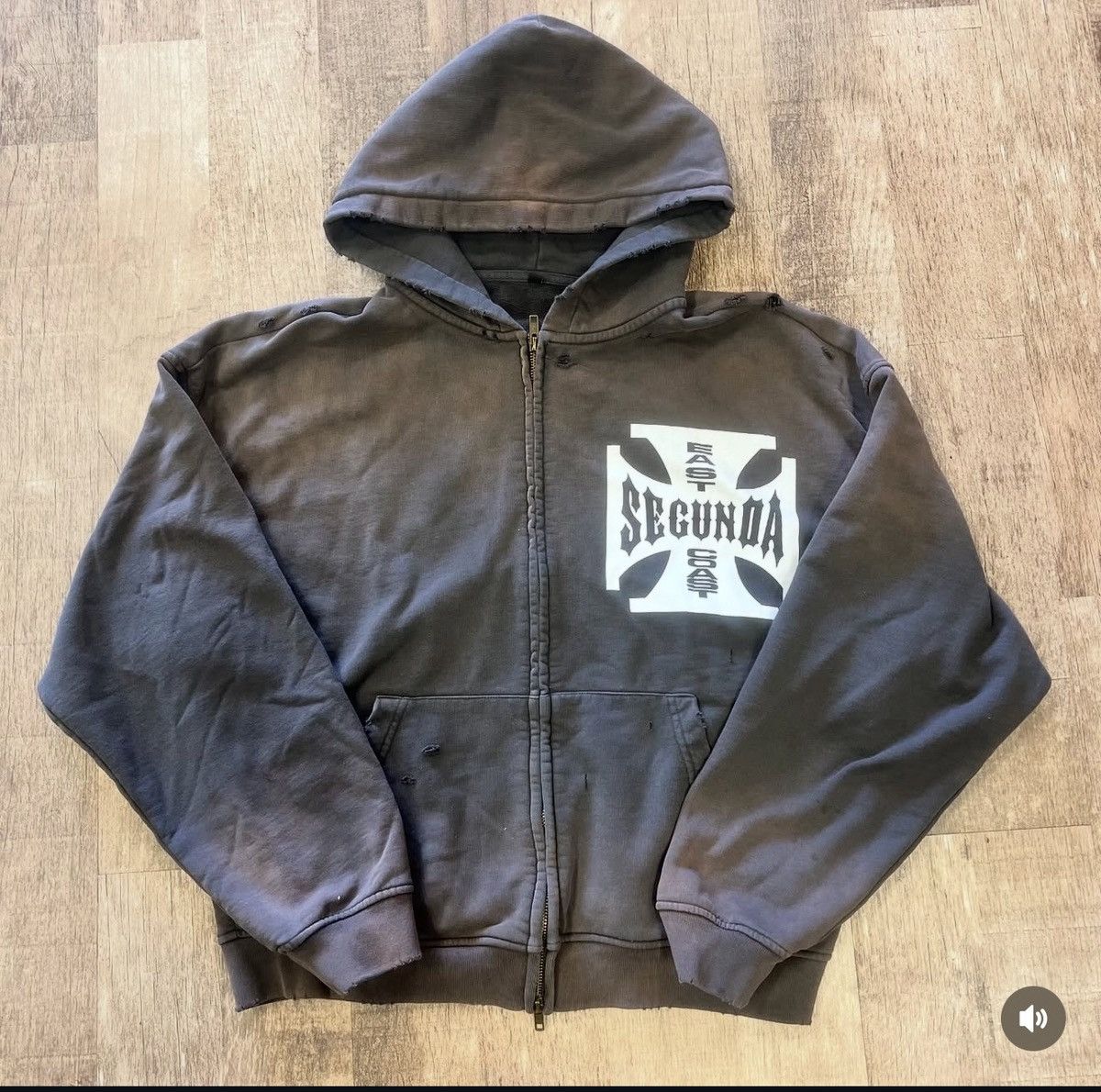 Other Segunda Ave. Cross Distressed Hoodie Size US M / EU 48-50 / 2 - 1 Thumbnail